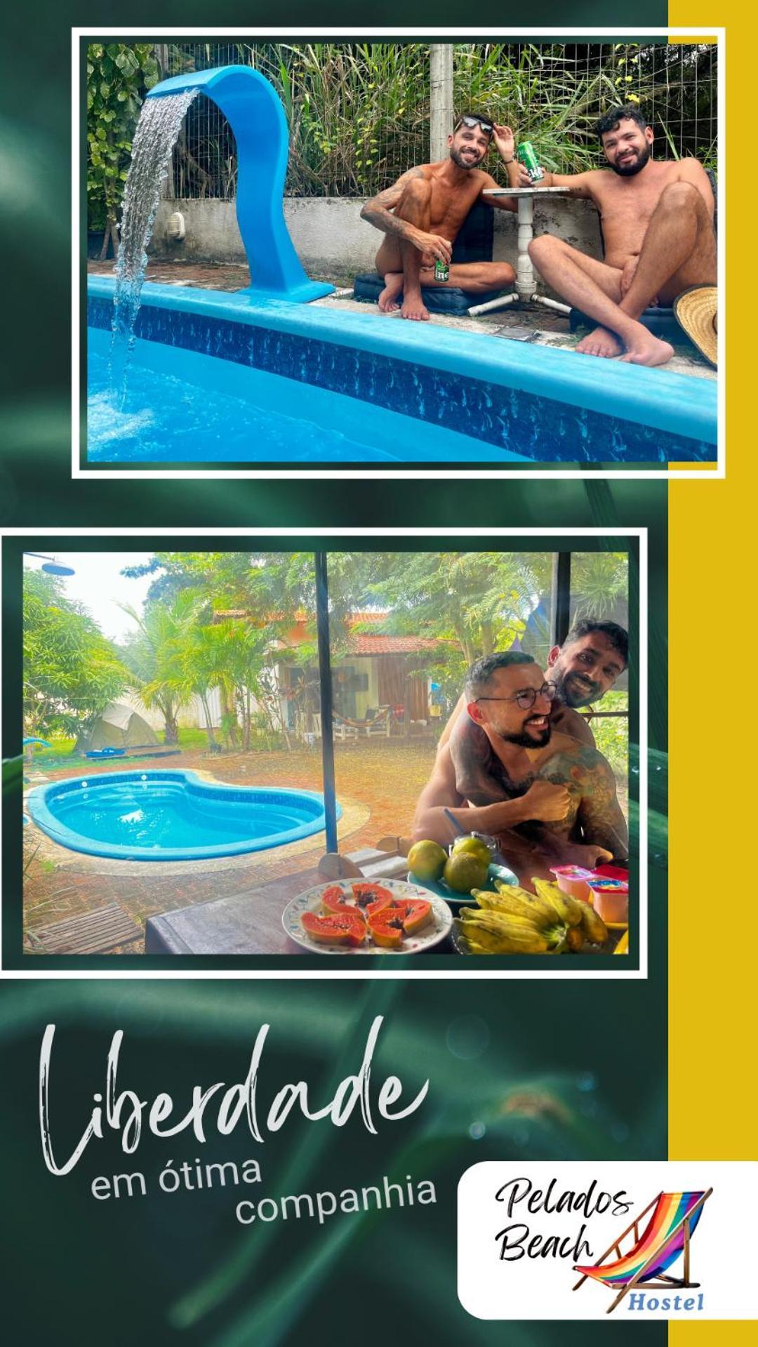 Pelados Beach Hostel Praia de Pipa Bagian luar foto