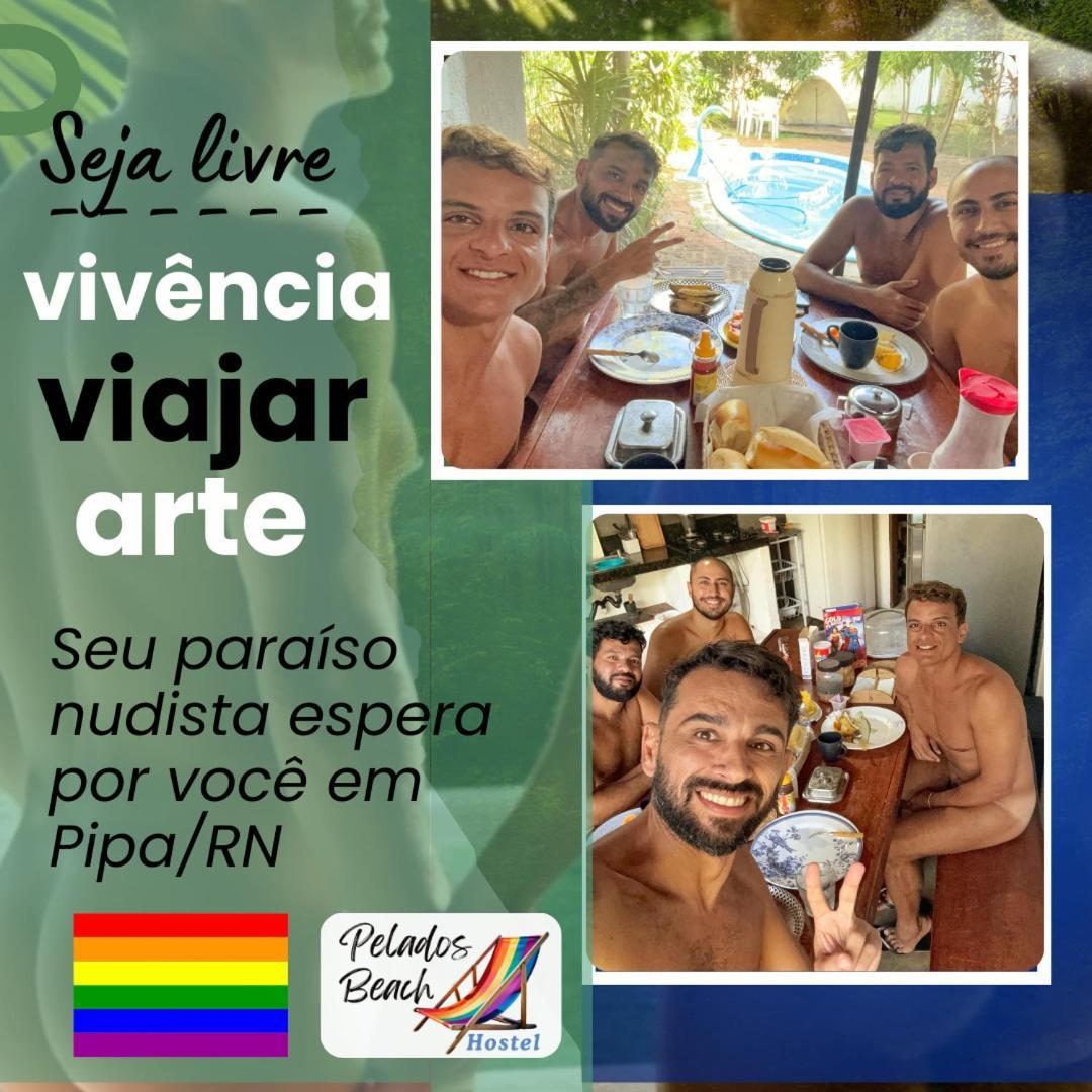Pelados Beach Hostel Praia de Pipa Bagian luar foto