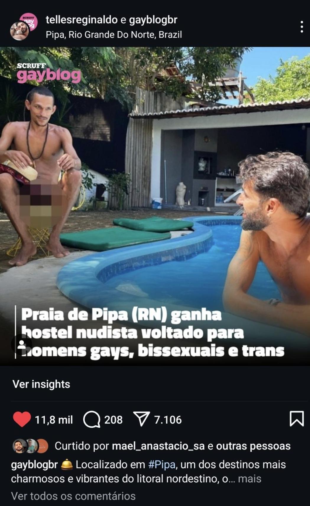 Pelados Beach Hostel Praia de Pipa Bagian luar foto